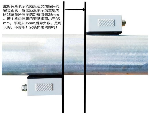 油漆流量計(jì)安裝距離示意圖